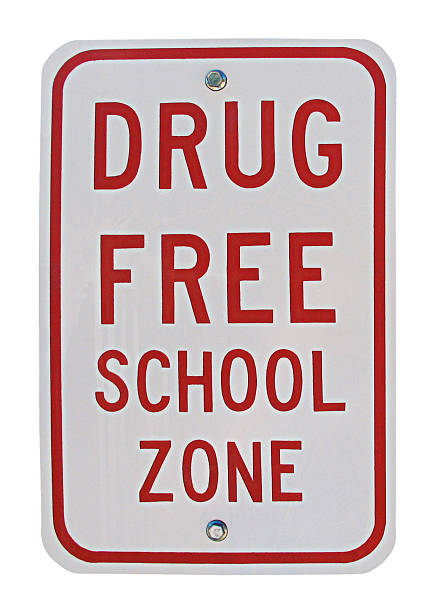 istock Drug Free School Zone (with clipping path) 175996101