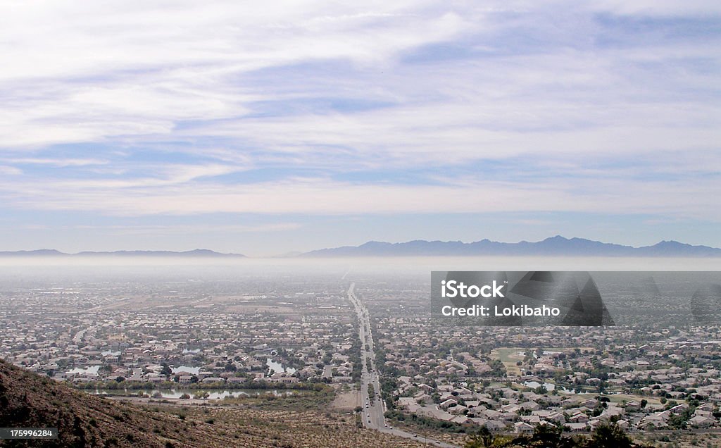 Phoenix la Pollution de l'Air - Photo de Phoenix - Arizona libre de droits