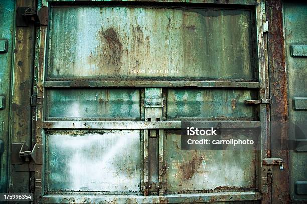 Textureindustrial Acciaio Porte - Fotografie stock e altre immagini di Acciaio - Acciaio, Affari, Arancione