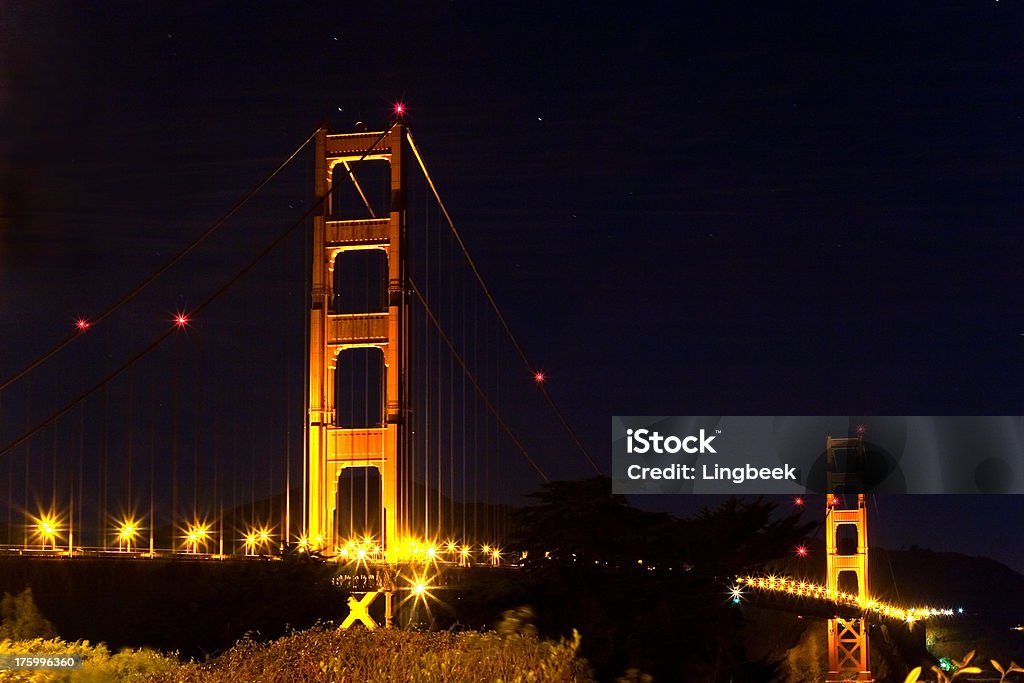 Golden Gate Bridge, San Francisco - Royalty-free Anoitecer Foto de stock