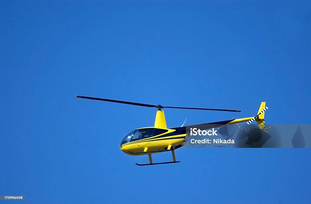 Helicóptero amarelo - Royalty-free Amarelo Foto de stock