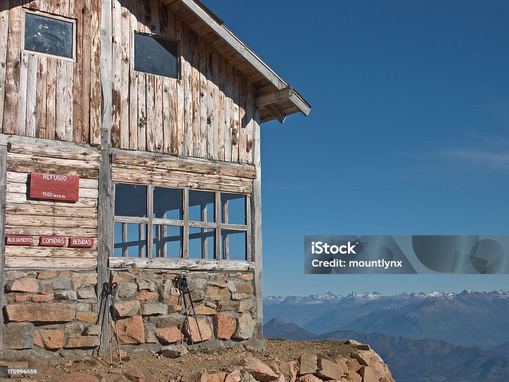 Refugio en Patagonie - Photo de Abri de plage libre de droits