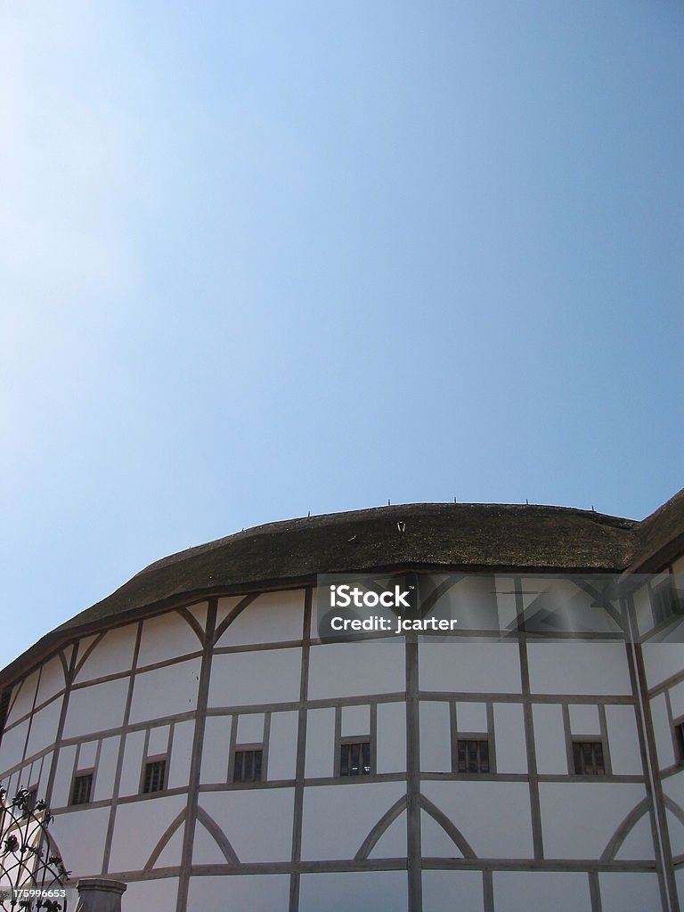 Shakespeare's Globe Theatre Image of Shakespeare Globe Theater in London with is a reconstruction of the original Globe - Navigational Equipment Stock Photo
