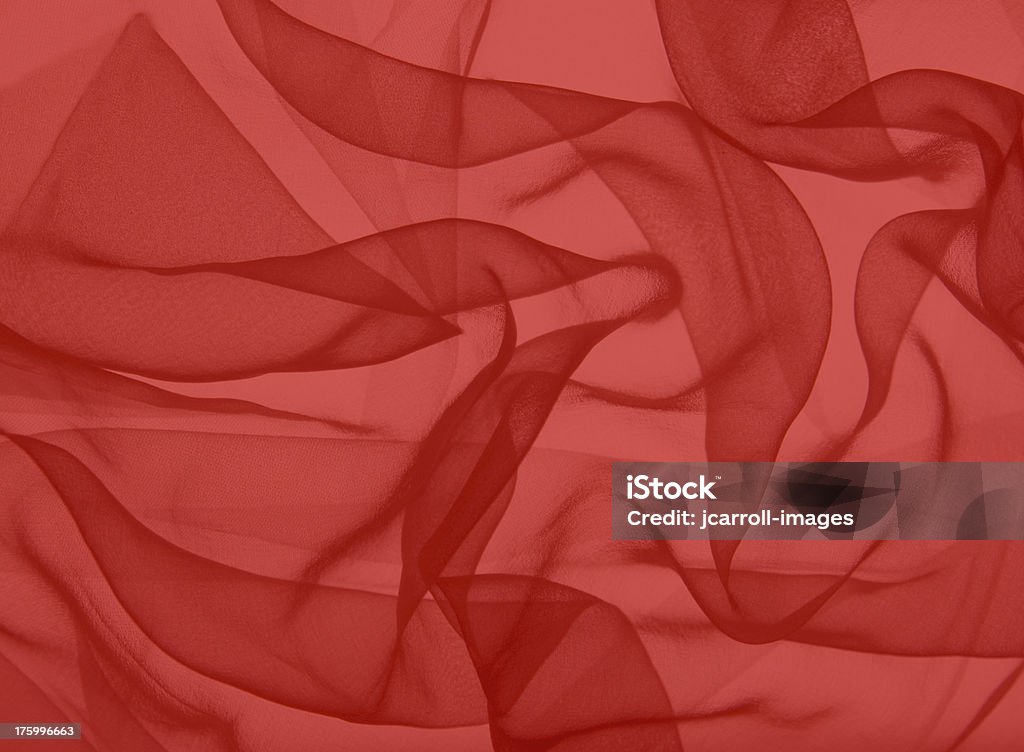 Suavemente seda vermelho - Royalty-free Véu Foto de stock