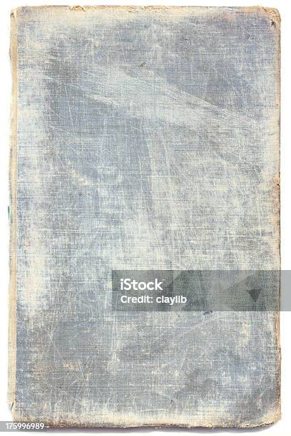 Abstract Blue Book Cover With Scratches Stock Photo - Download Image Now - Book Cover, Textile, Ancient