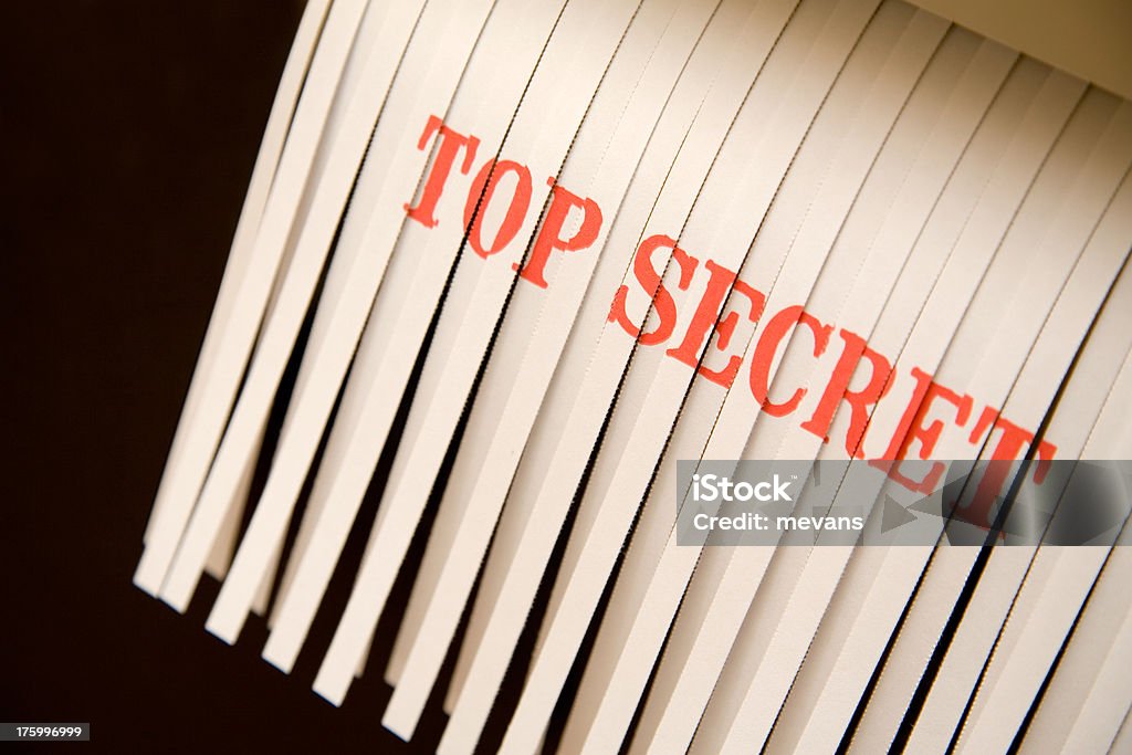 Top Secret - Стоковые фото Уничтожитель бумаг роялти-фри