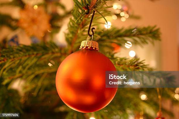Beautiful Glitter Ball Bauble Stock Photo - Download Image Now - Advent, Backgrounds, Celebration