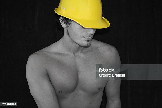 Construction Worker Stock Photo - Download Image Now - 20-29 Years, Adult, Bicep