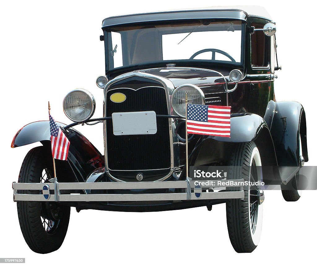 Старый Американский автомобиль - Стоковые фото Автомобиль роялти-фри