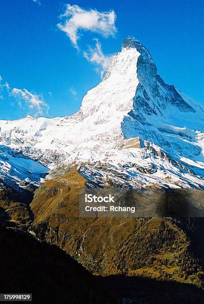 Monte Cervino 01 - Fotografie stock e altre immagini di Alpi - Alpi, Alpi svizzere, Ambientazione esterna