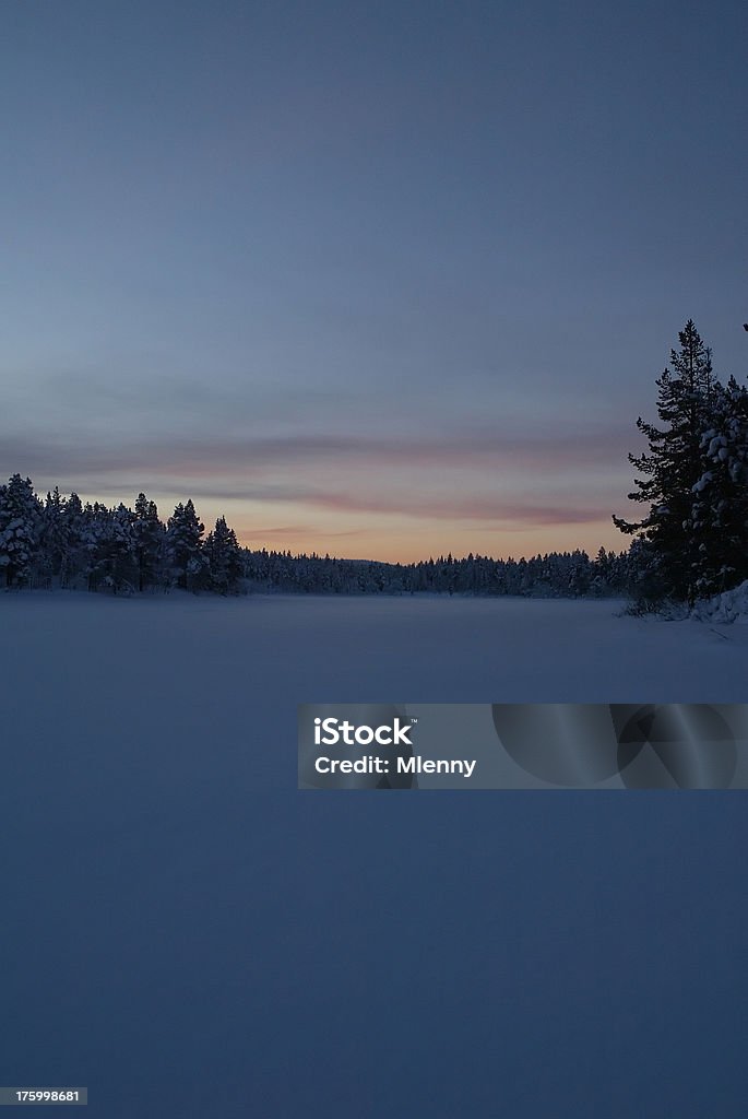 Winter-Landschaft - Lizenzfrei Abenteuer Stock-Foto