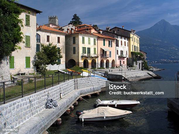 Beautiful Italy Beautiful Lake Como Stock Photo - Download Image Now - House, Lugano, Beach