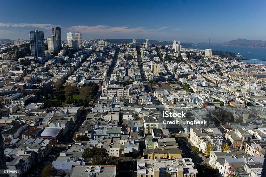 San Francisco de Torre Coit - Royalty-free Admirar a Vista Foto de stock