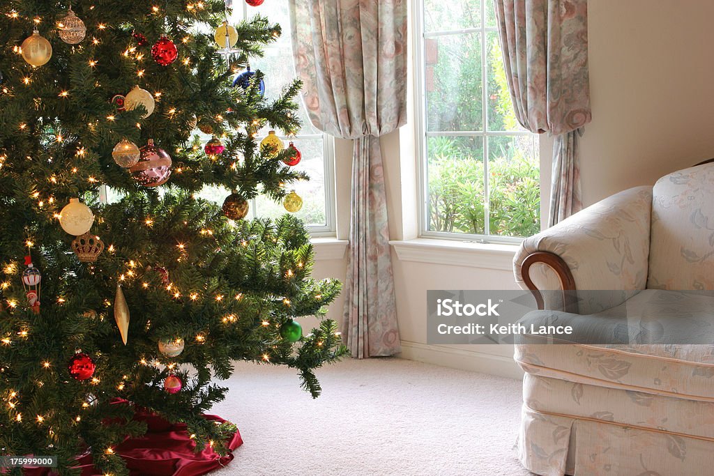 Natale interno - Foto stock royalty-free di Albero
