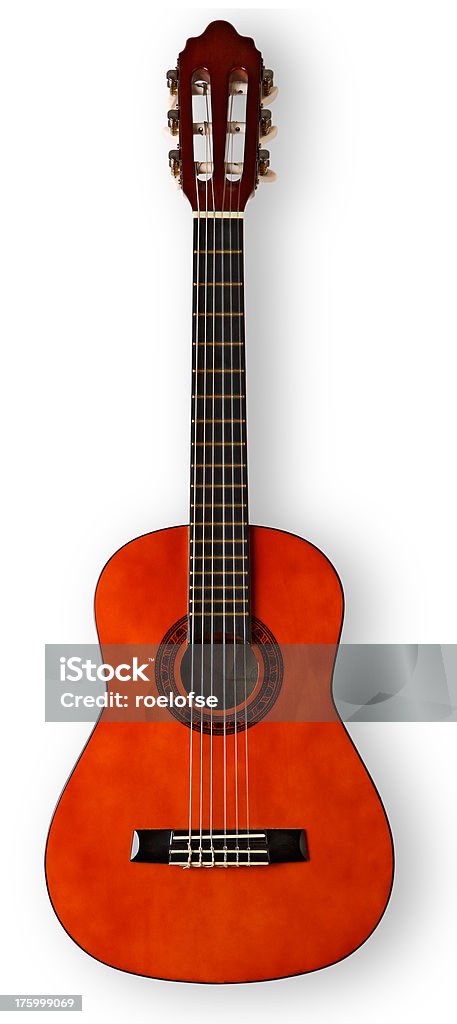 Guitare acoustique - Photo de Apprentissage libre de droits