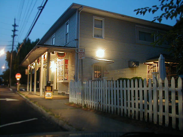 istock Country Store at night 175999165