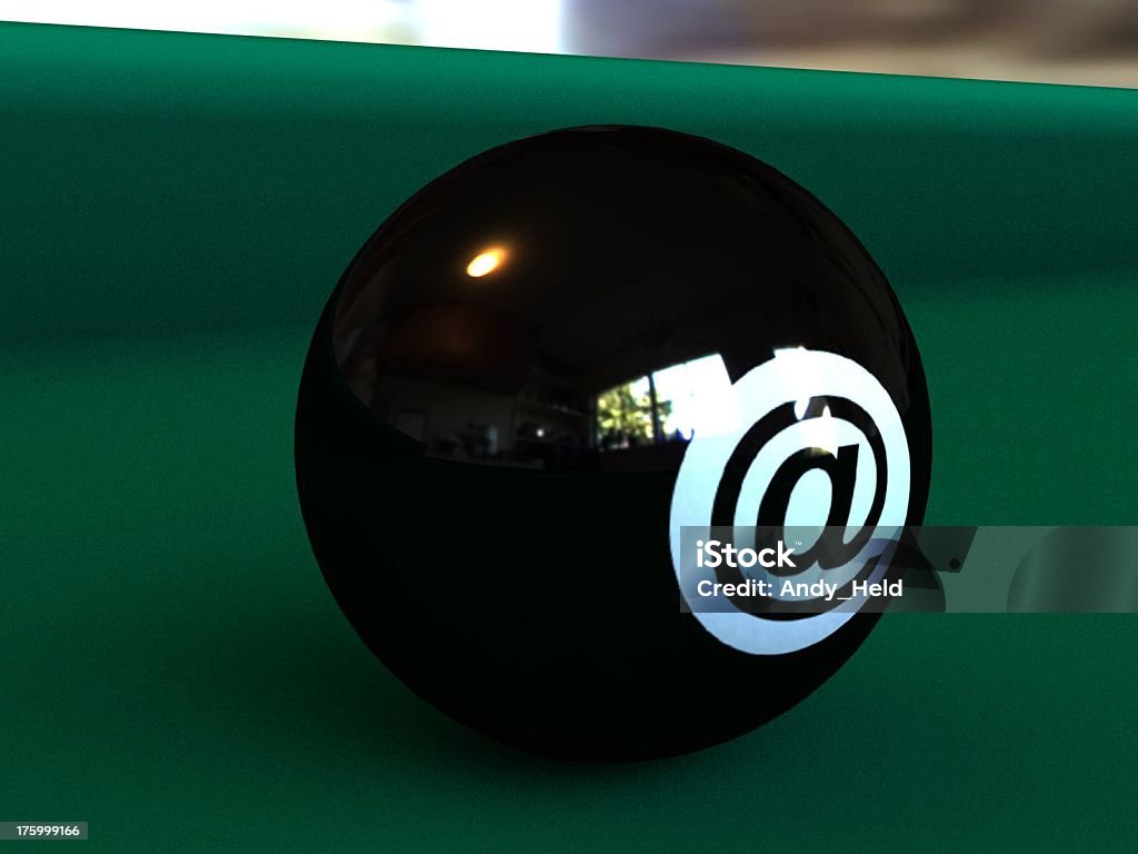 Eightball - Foto de stock de Arroba royalty-free