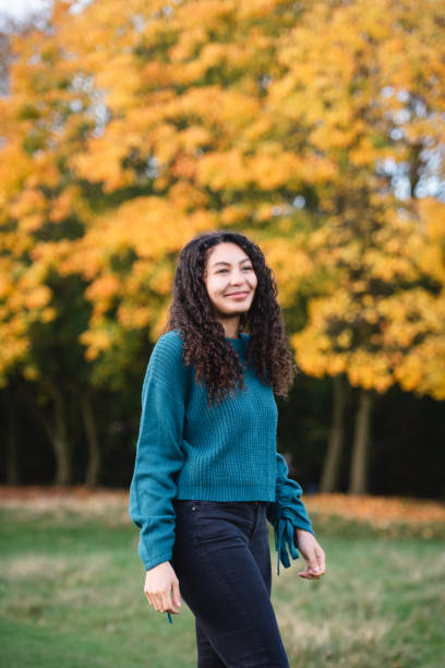 Passeggiata autunnale - foto stock