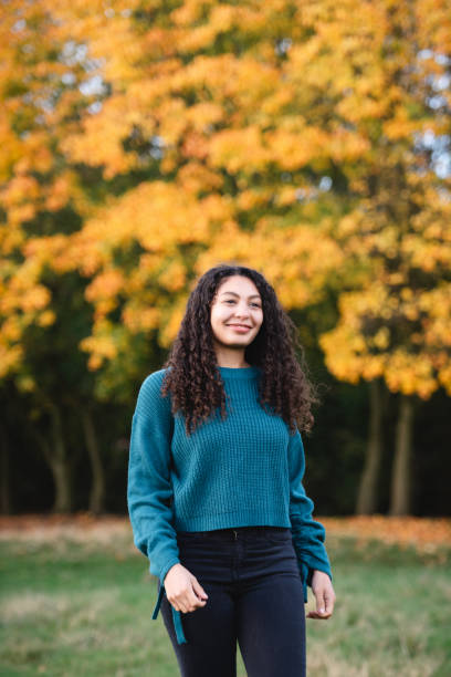 Passeggiata autunnale - foto stock