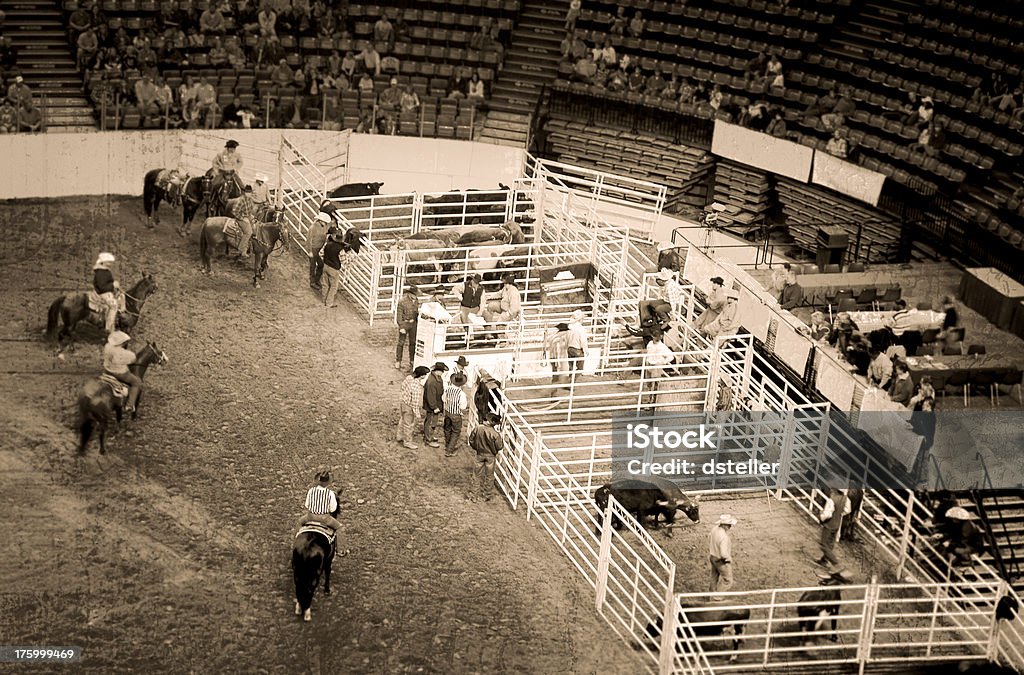 Arena Cowboys e Rodeo (Roughened - Royalty-free Rodeio Foto de stock