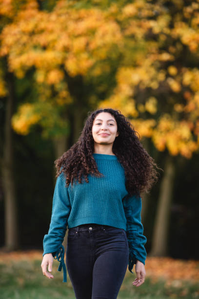 Passeggiata autunnale - foto stock