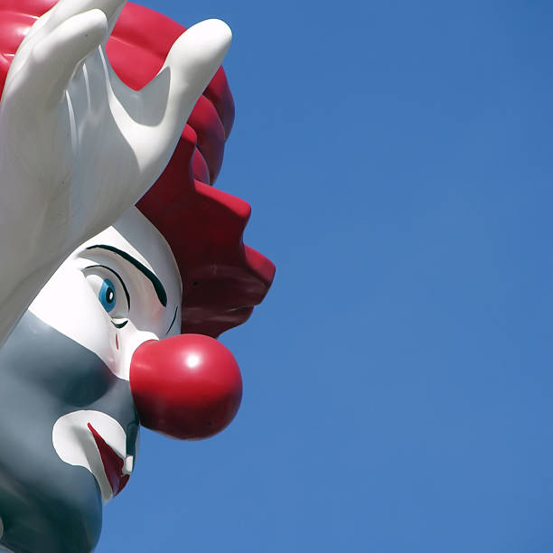 klaun - jester circus clown statue zdjęcia i obrazy z banku zdjęć