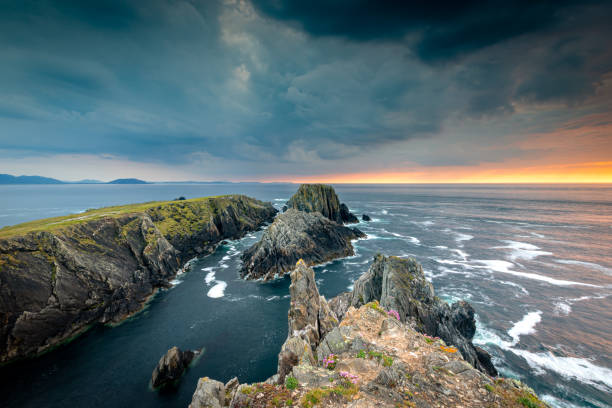 Dramatic Sky During Sunset, Malin Head, County Donegal Ireland