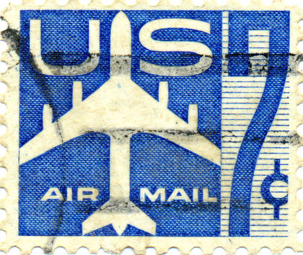istock Vintage US Air Mail Postal Stamp 175999767
