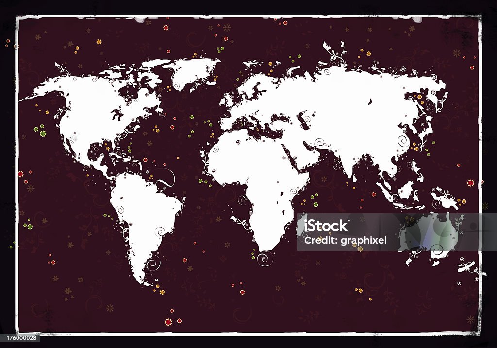 Mapa do Mundo de fundo - Royalty-free Arte Foto de stock