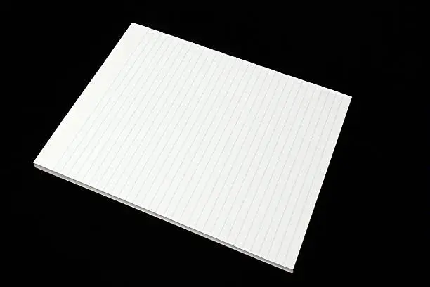 Photo of White Pad of Paper