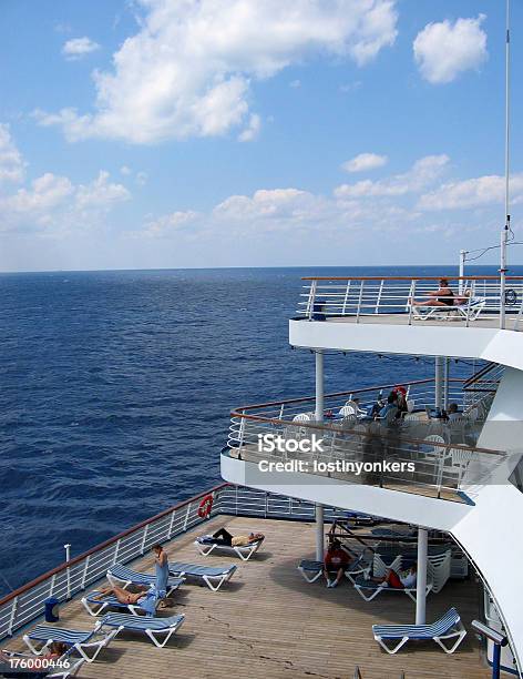 Cruise Decks Stock Photo - Download Image Now - Atlantic Ocean, Boat Deck, Caribbean Sea