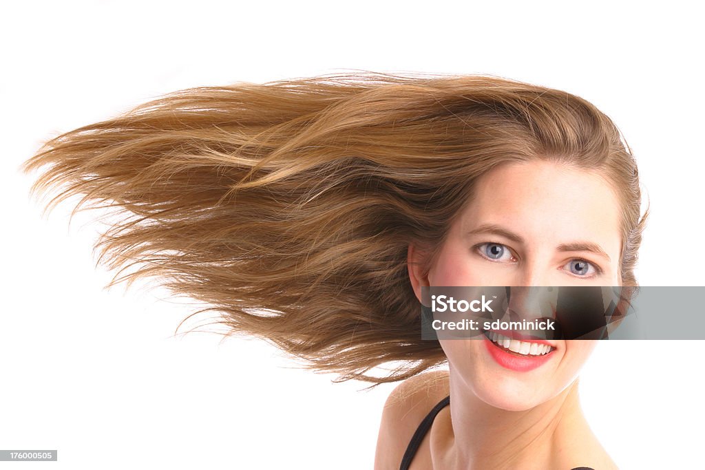 Breezy Hair  Acute Angle Stock Photo