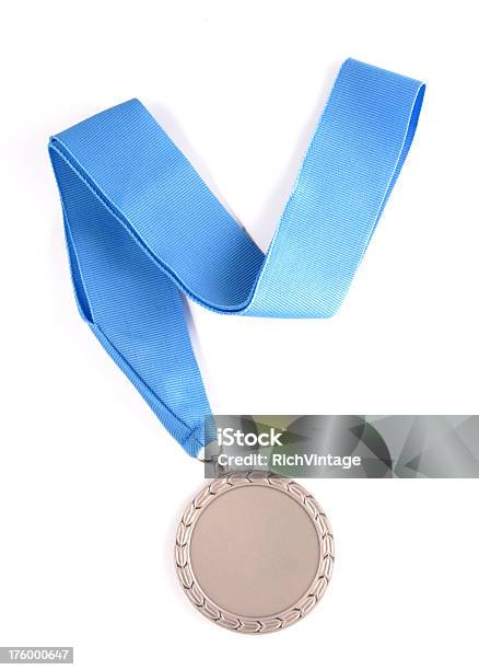 Medalla De Plata Foto de stock y más banco de imágenes de Medalla - Medalla, Escarapela, Contorno