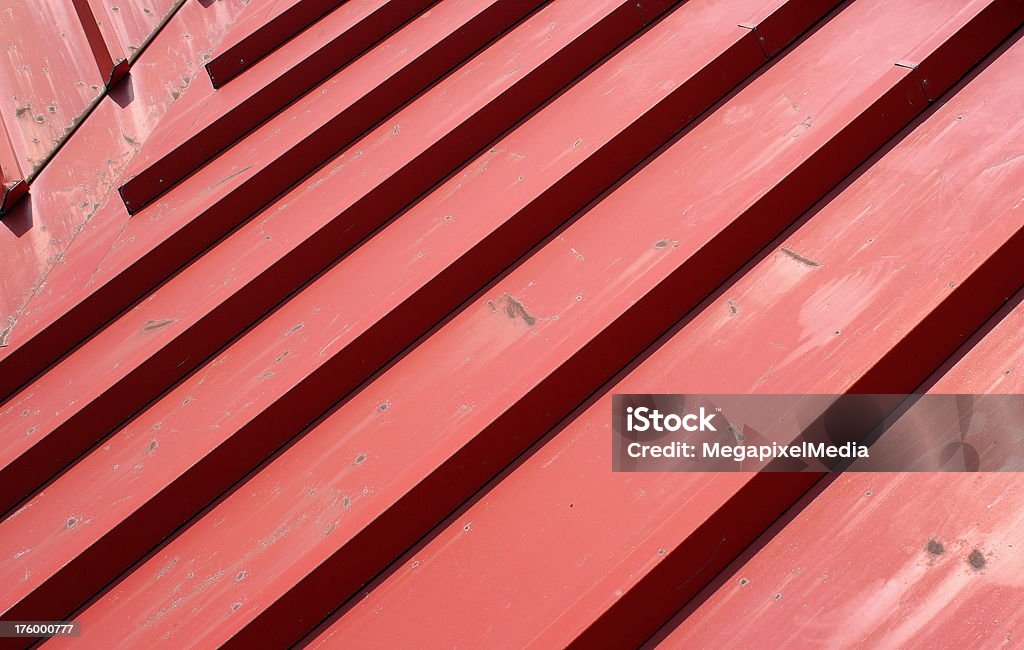Telhado de Metal vermelho - Royalty-free Perceção Sensorial Foto de stock