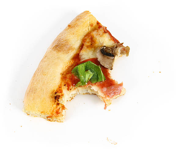 Pizza-pół Zjedzony warstwy – zdjęcie