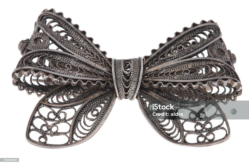 Silver Broche - Royalty-free Acessório Foto de stock