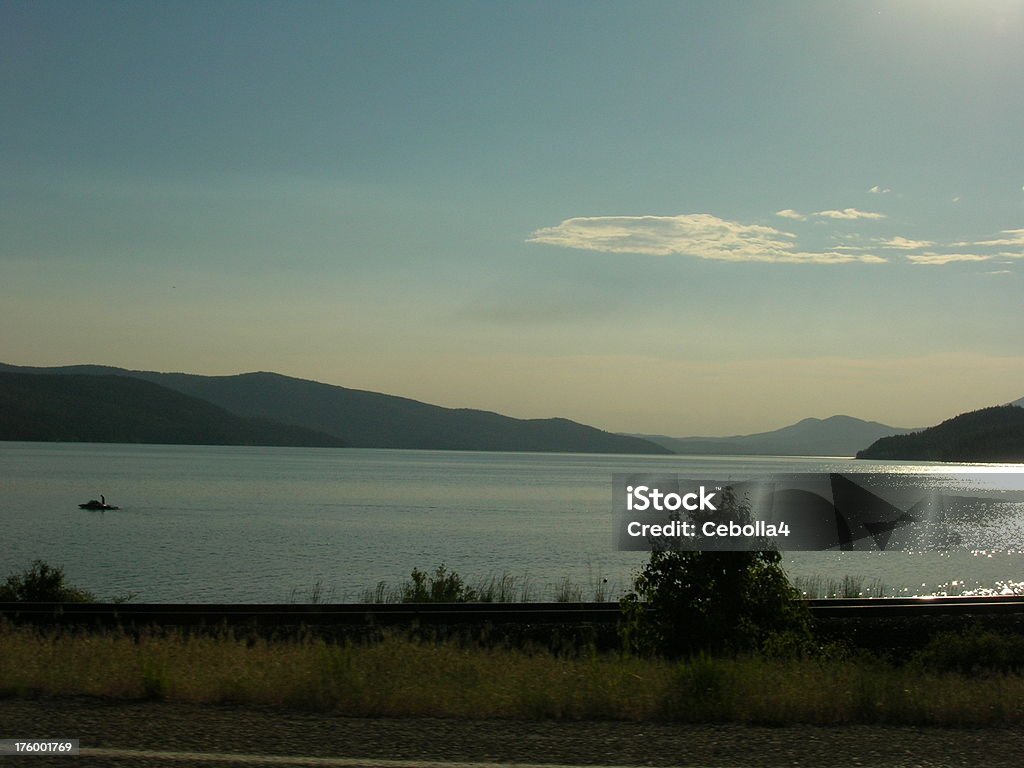 Sand Point, Idaho Driving through Northern Idaho Arranging Stock Photo