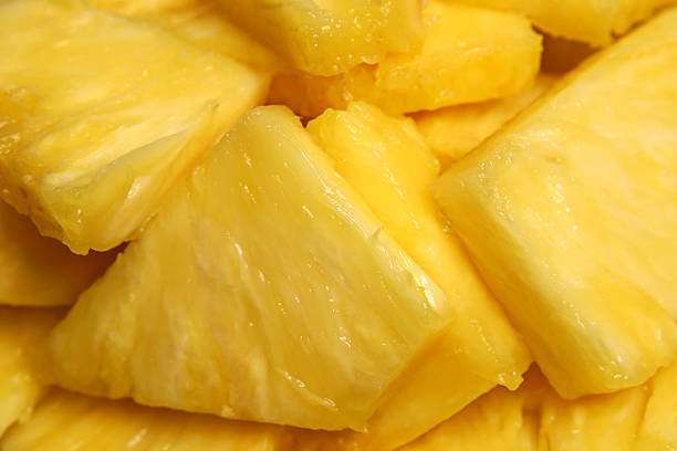 Pineapple Chunks stock photo