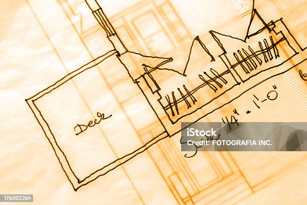 Photo libre de droit de Aménagement De La Terrasse banque d'images et plus d'images libres de droit de Terrasse en bois - Terrasse en bois, Échelle de grandeur, Plan d'architecte