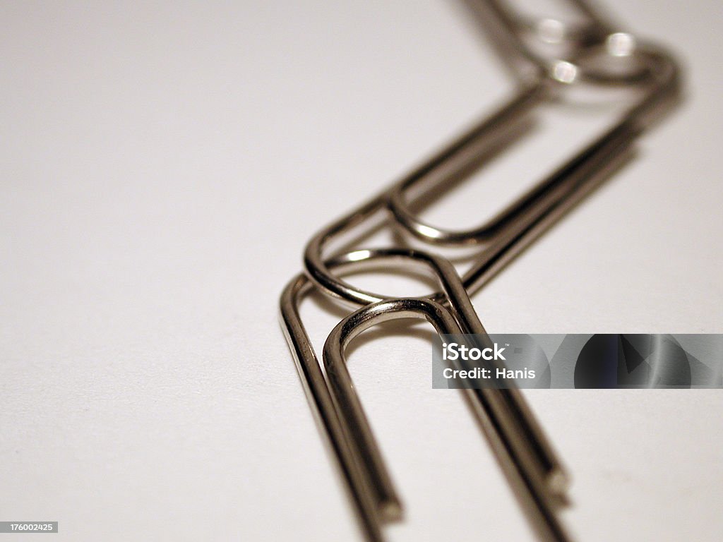 paperclips ligado - Royalty-free Clip para Papel Foto de stock