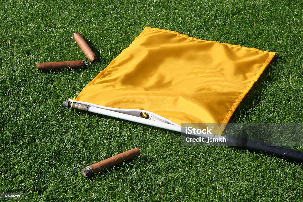 Bandera de Golf y habanos - Foto de stock de Campo de Golf libre de derechos