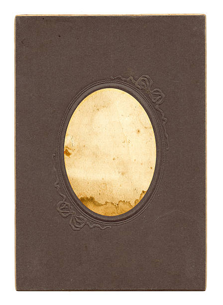 Vintage Oval Frame Vintage oval frame with grunge stained center.  Just copy over your own photo and choose your favorite merge mode. ellipse photos stock pictures, royalty-free photos & images
