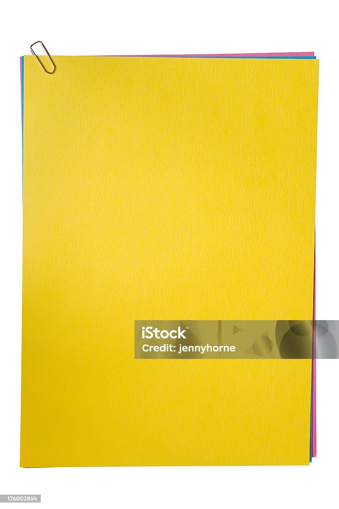 De papel cortado - Royalty-free Amarelo Foto de stock