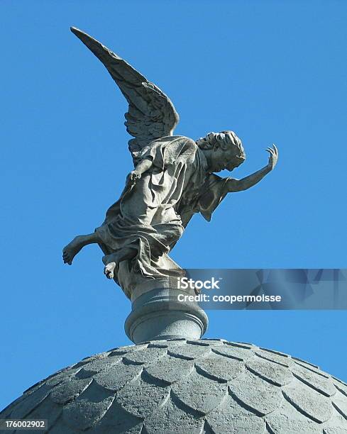 Falling Angel Buenos Aires Argentina Stock Photo - Download Image Now - Angel, Falling, Statue