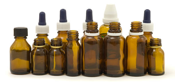 istock Little bottles in a line 176003740