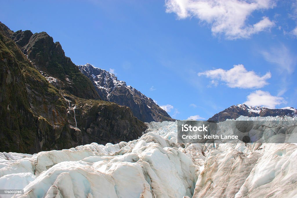 氷の氷河 - ウェストランド - ニュージーランド南島のロイヤリティフリーストックフォト