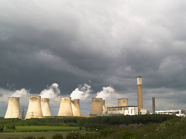 istock Coal fired power station against stormy sky 176004899