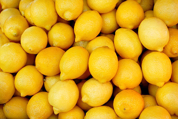 istock Pile of lemons stacked on each other 176005406