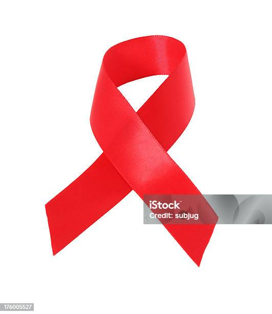 Aids Awareness Ribbon Stock Photo - Download Image Now - AIDS, AIDS Awareness Ribbon, Alertness
