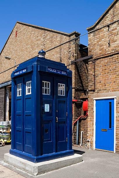 istock Old fashioned police telephone box 176005542